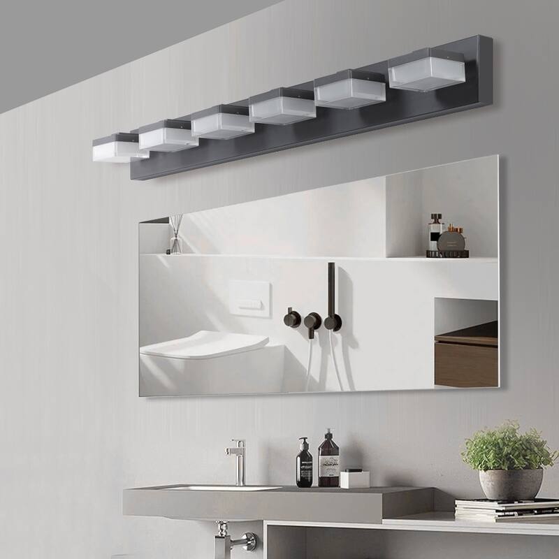 Modern 6-Light LED Vanity Mirror Light Fixture For Bathrooms And Makeup Tables