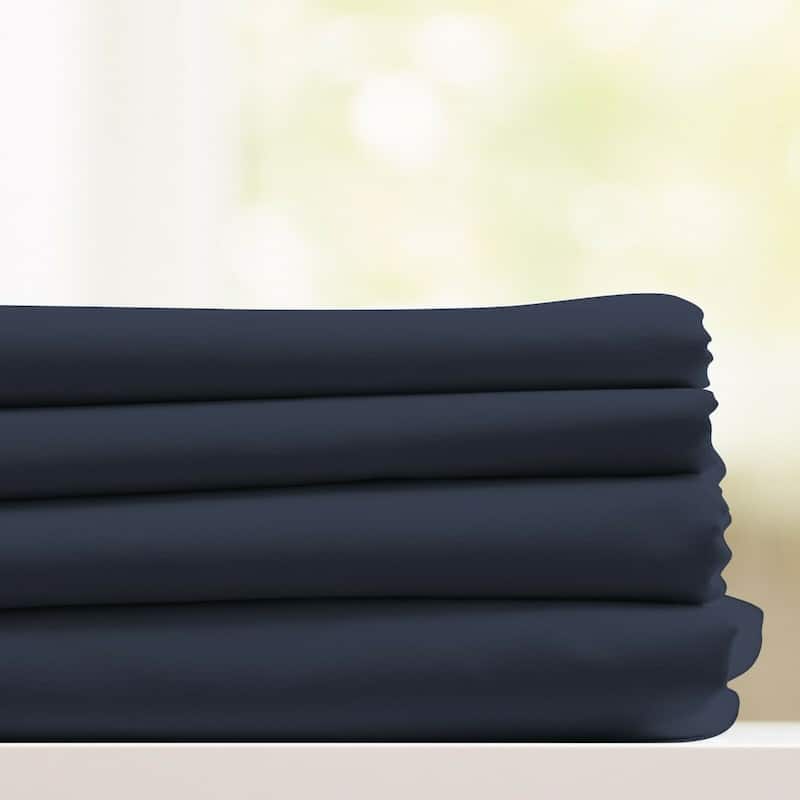 Soft As Cotton Hotel Quality 4-piece Bed Sheet Set - Navy - Full