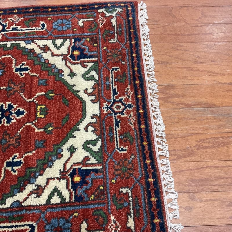 Handmade One-of-a-Kind Heriz Wool Oriental Rug 2'6 x 6'1 - 2.6 x 6.1