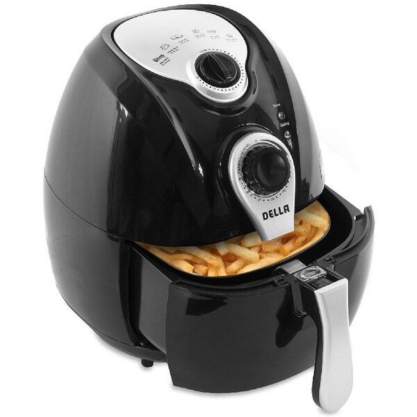 Della Electric Air Fryer w Temperature Control Detachable Basket