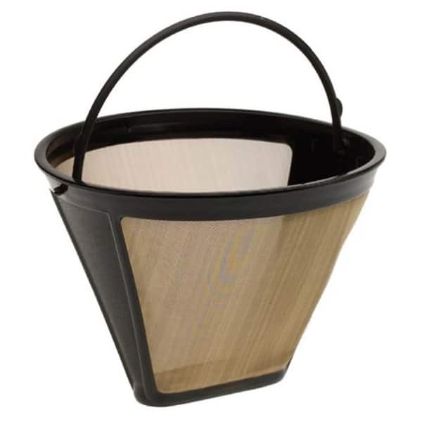 GoldTone Reusable #4, 10-12 Cup Cone Style Replacement Coffee Filter, Fits  Black+Decker Coffee Makers and Brewers - Bed Bath & Beyond - 18043461