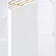preview thumbnail 5 of 10, Multi-Functional Full Size Bunk Bed with Transformative Wardrobe Space, Integrated Workspace and Shelves, Space-saving, White