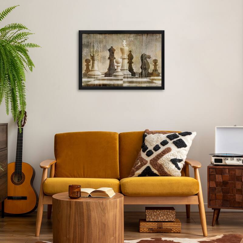Chess Premium Framed Poster by Russell Brennan