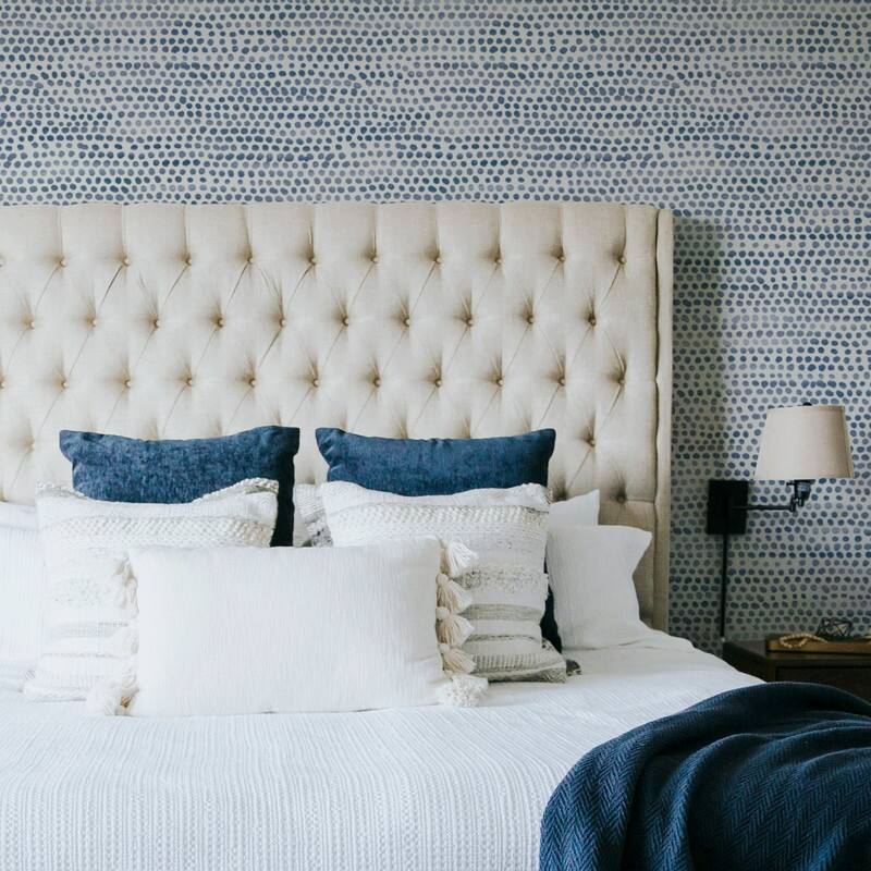 Moire Dots Removable Peel and Stick Wallpaper