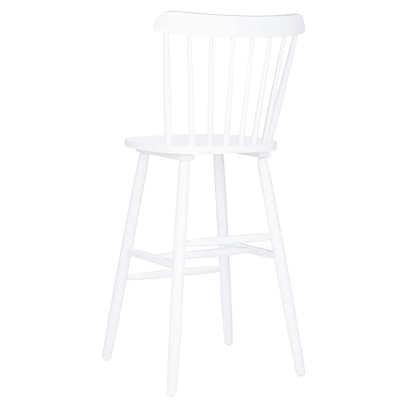 SAFAVIEH Aida 30-inch Spindle Farmhouse Bar Stool (Set of 2) - 19.9" x 19.8" x 38" - 20"W x 20"D x 43"H