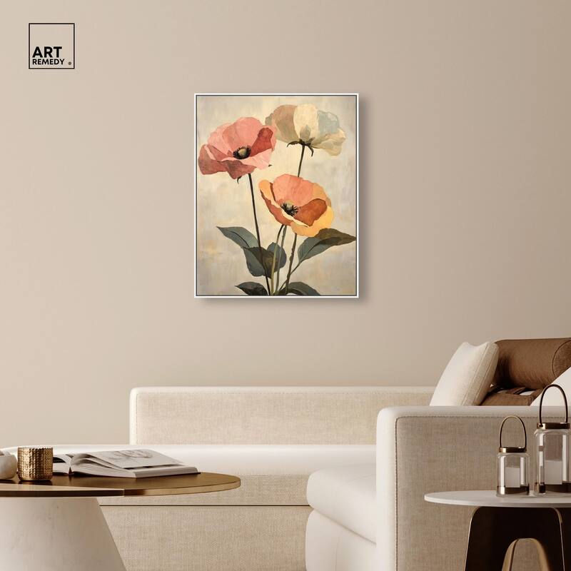 Blush and Ochre I Canvas by Art Remedy