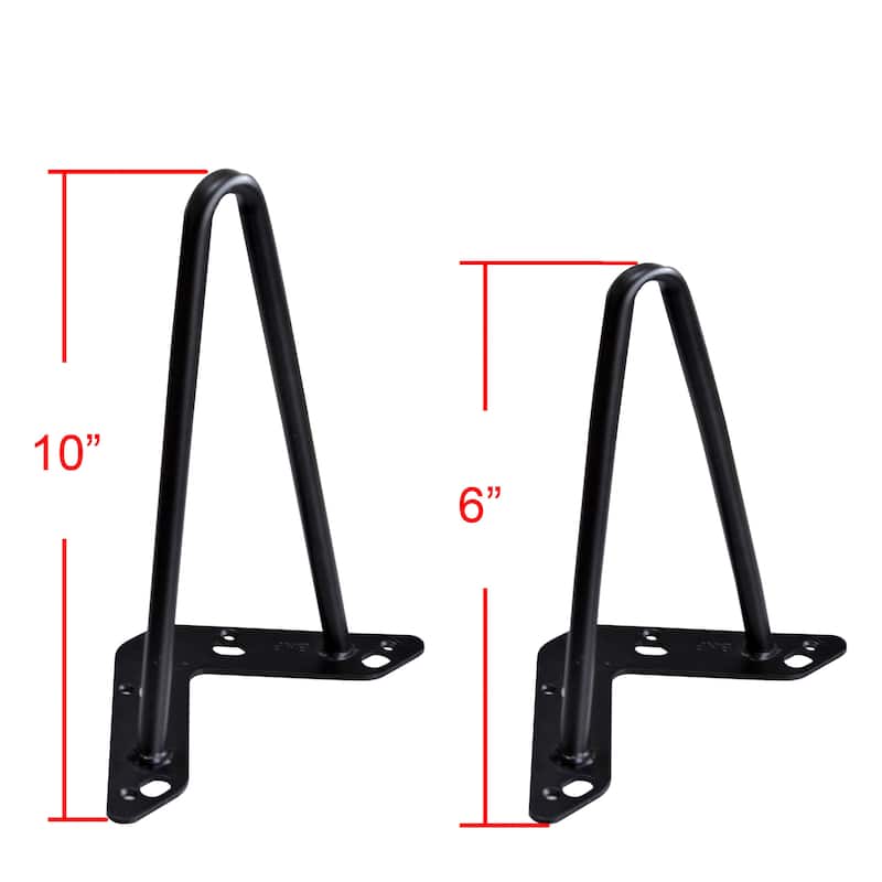 4 Piece Hairpin Metal Table Legs Furniture Legs