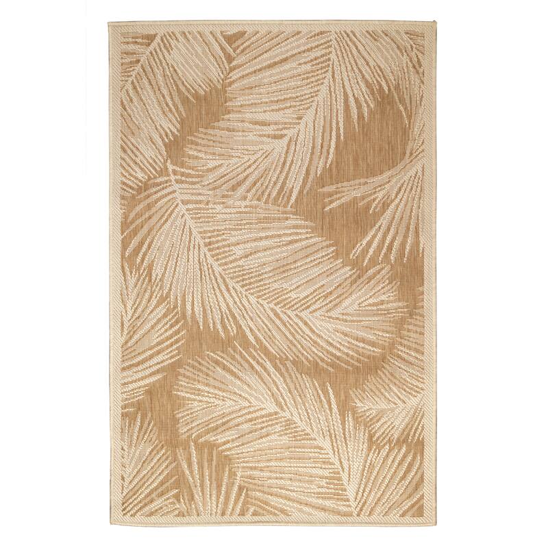 Liora Manne Carmel Fronds Indoor/Outdoor Rug - 3'3" x 4'11" - Sand