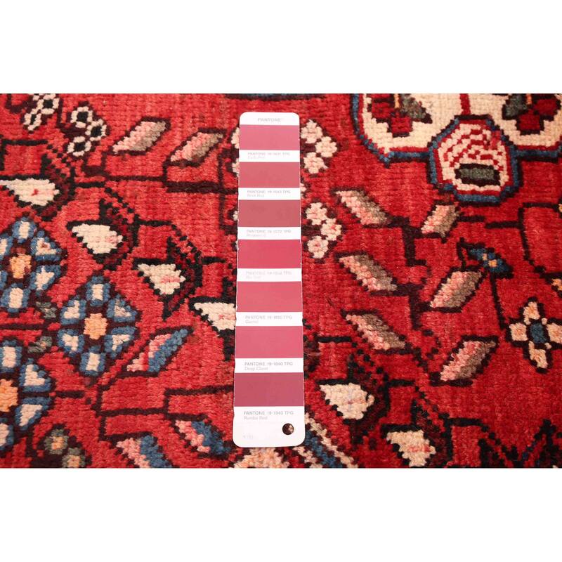 ECARPETGALLERY Hand-knotted Konya Anatolian Red Wool Rug - 6'8 x 9'11