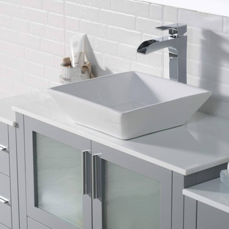 Blossom Sydney 60 Inch Bathroom Vanity with 2 Side Cabinets & Mirrors