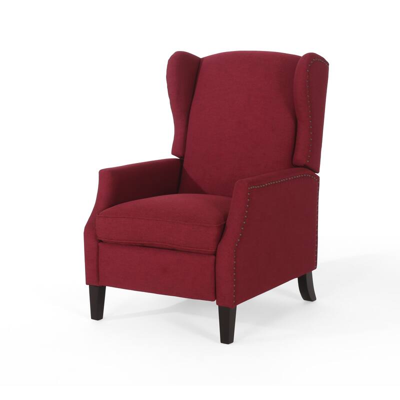 Wescott Wingback Pushback Recliner by Christopher Knight Home