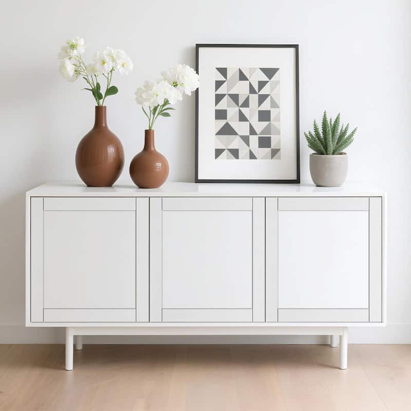 Pre-Cut MDF Wainscoting Kit Wall Decor Molding Strips Includes Trim Pieces