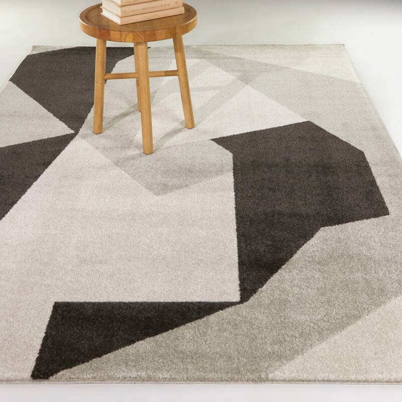 Wingate Modern Abstract Area Rug - 7' 10" x 10' - Cream - Rectangle