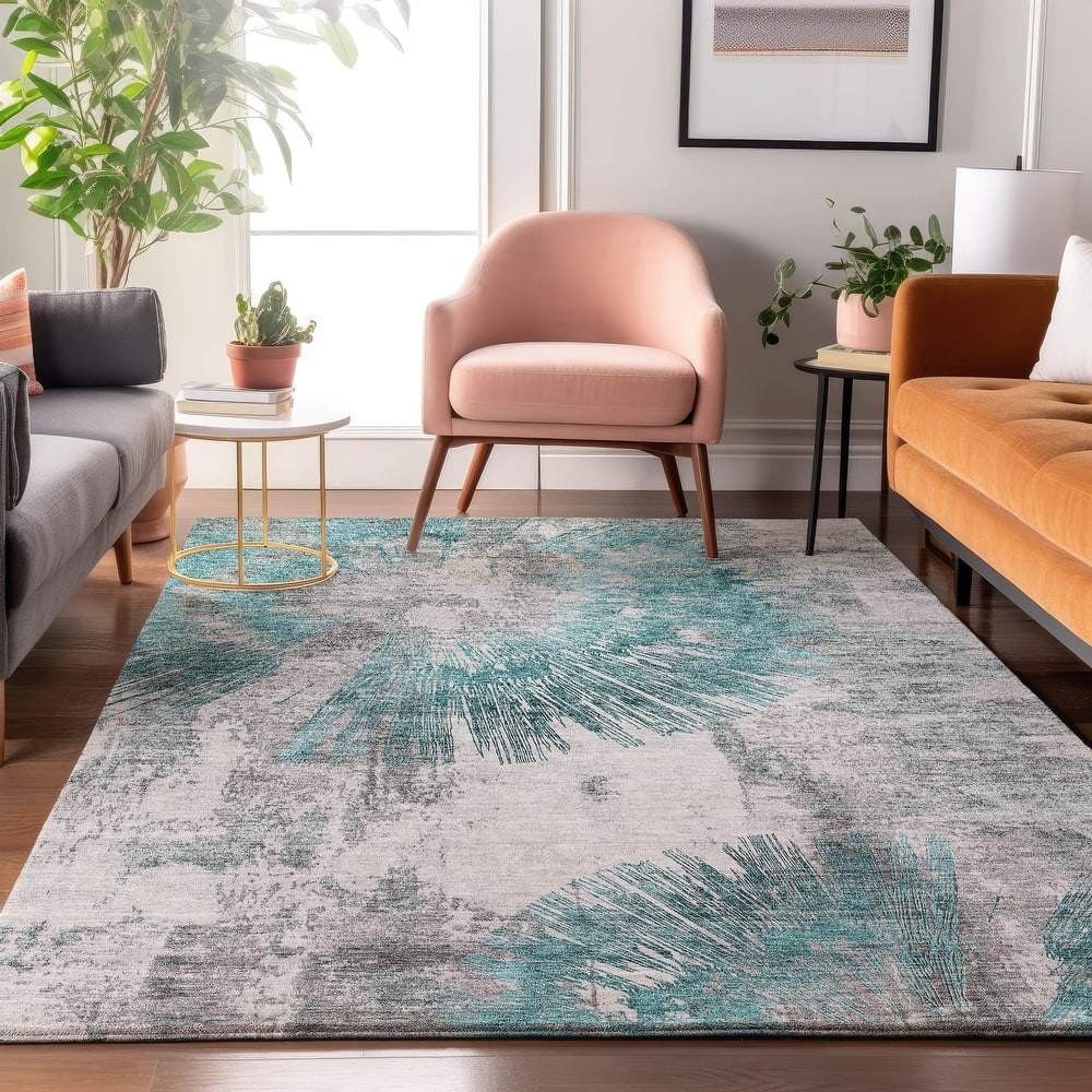 Premium Washable Super Soft Modern Burst Mayfield Rug