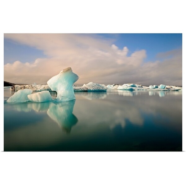 "Glaciers of Iceland." Poster Print