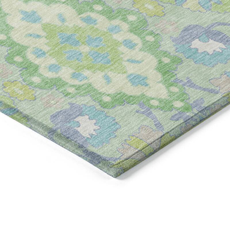 HomeRoots Oriental Traditional Rectangle Outdoor Rug