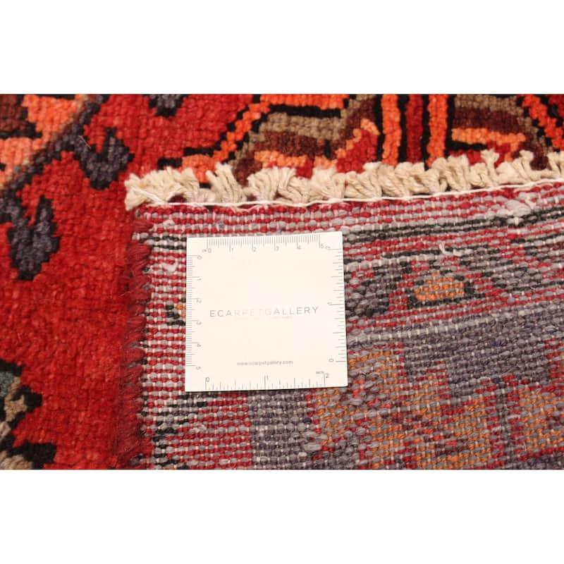 ECARPETGALLERY Hand-knotted Andelz Red Wool Rug - 3'11 x 6'9
