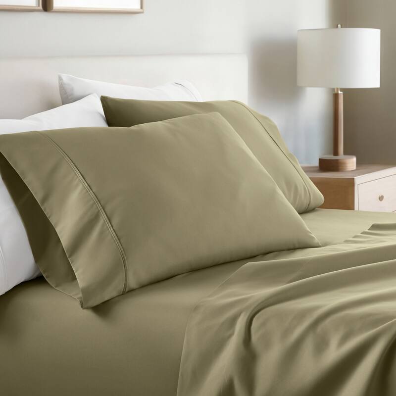 Home Collection Ultra Soft 2-piece Microfiber Pillowcase Set - Standard - Sage