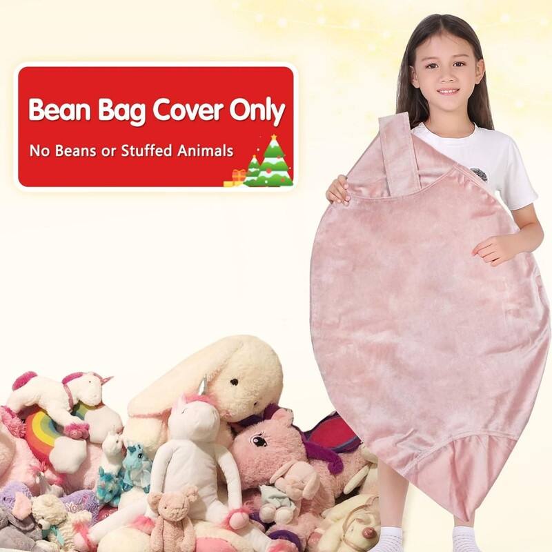 Velvet Bean Bag Chair Cover (No Beans) X-Large