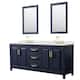 Option Dark Blue / Giotto Quartz Top / Brushed Gold