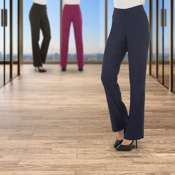 stretch bootcut dress pants
