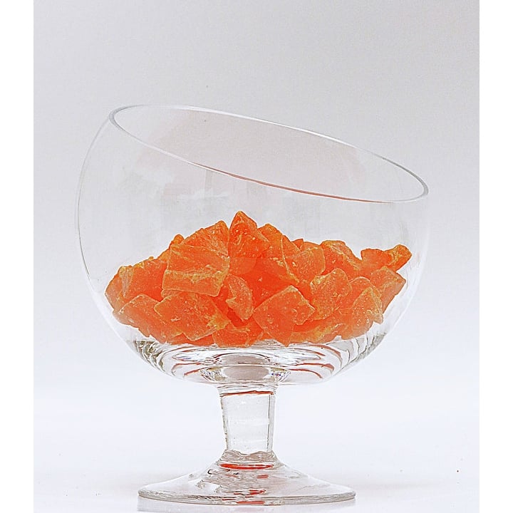 Footed Angular Bowl, Liscio Ottico - Large - Flat