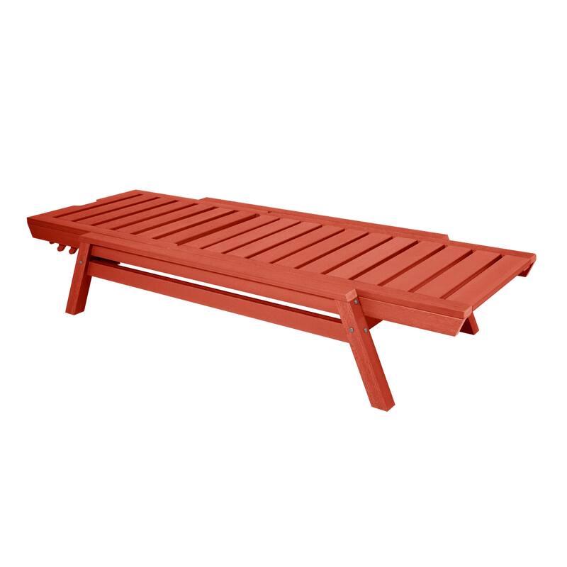 HIGHWOOD Crestone Stackable Commerical Chaise Lounge