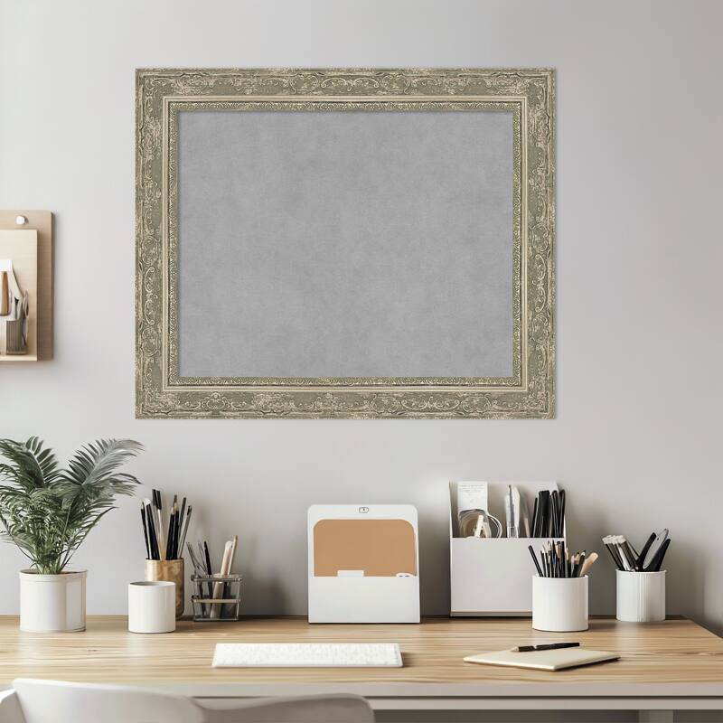 Amanti Art Filigree Gloss Black Framed