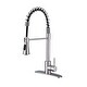preview thumbnail 11 of 14, DORNBERG Spring Pull Down Kitchen Sink Faucet with Deck Plate Brushed Nickel