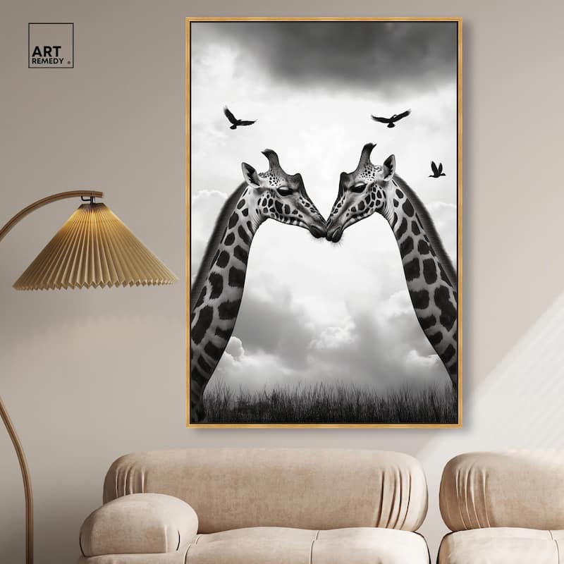 Giants in Love II Canvas by Art Remedy