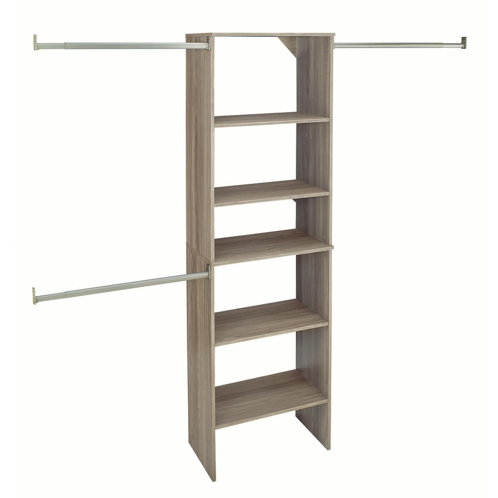 ClosetMaid SuiteSymphony 25-inch Wide Tower Starter Closet Organizer