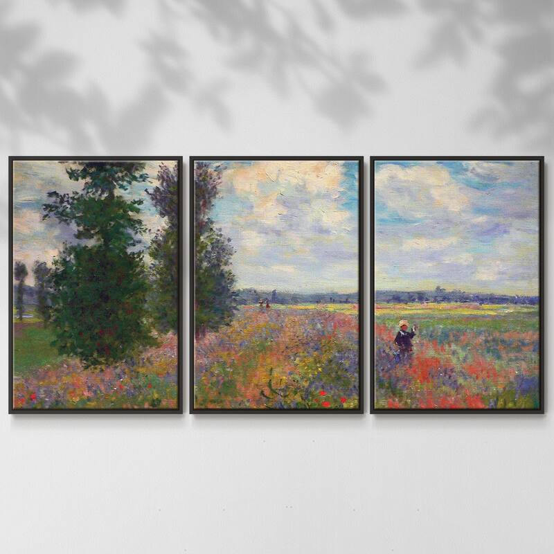 Monet - Multi Piece Framed Canvas