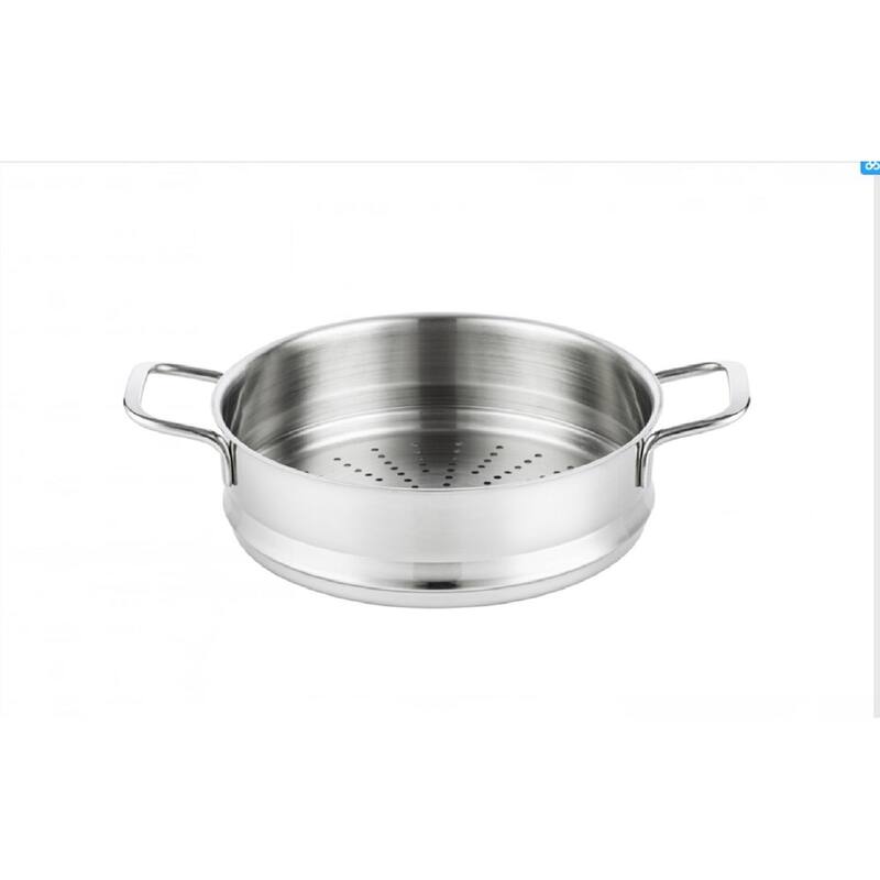 Prime Cook 9.0 QT(28CM) Stainless Steel Steamer Pot with Lid