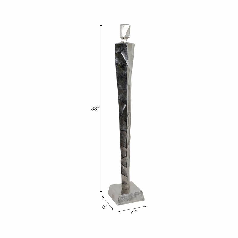 Metal Aluminum Sculpture Decorative Abstract Figure Modern Accent