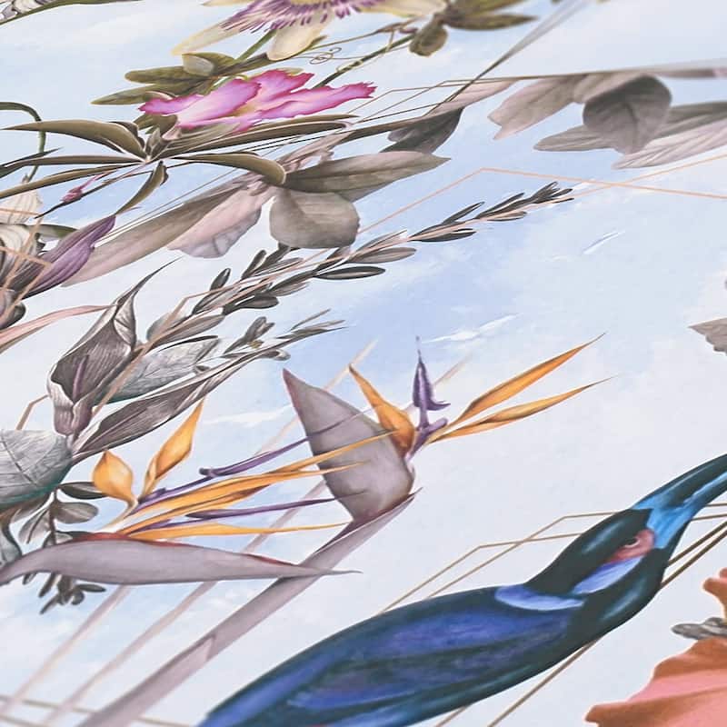 AS Creation Hollis Sky Blue Tropical Wallpaper