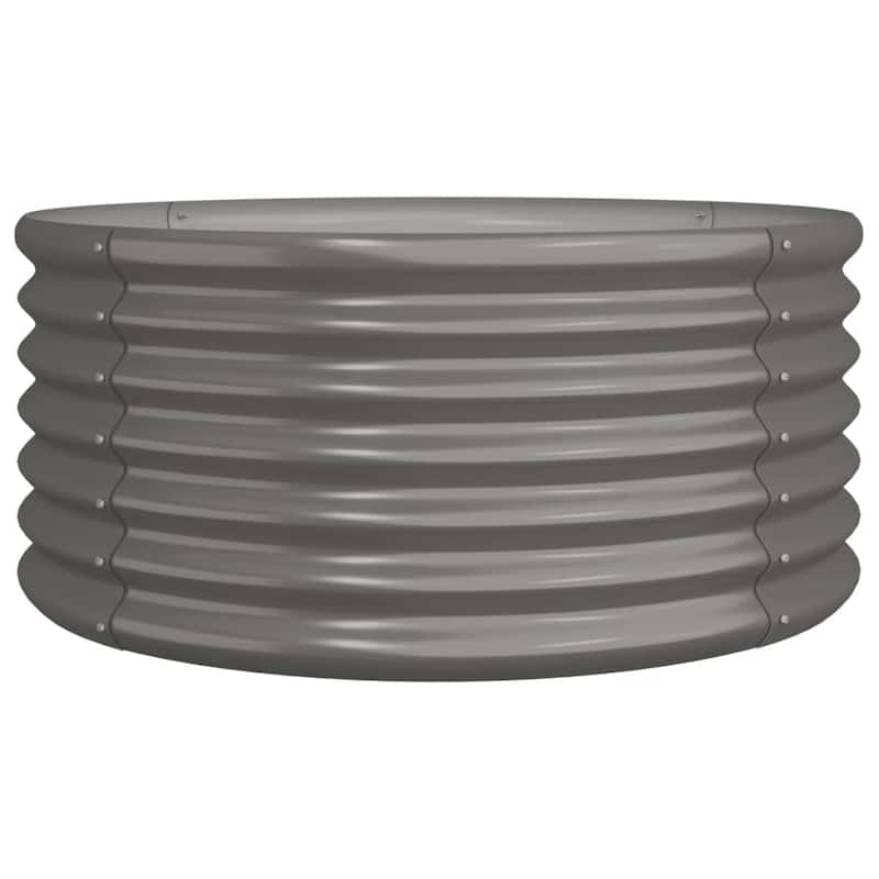 vidaXL Garden Planter Powder-coated Steel Raised Garden Bed Multi Colors/Sizes