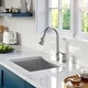 preview thumbnail 23 of 22, Karran Hillwood Single-Handle Pull-Down Sprayer Kitchen Faucet