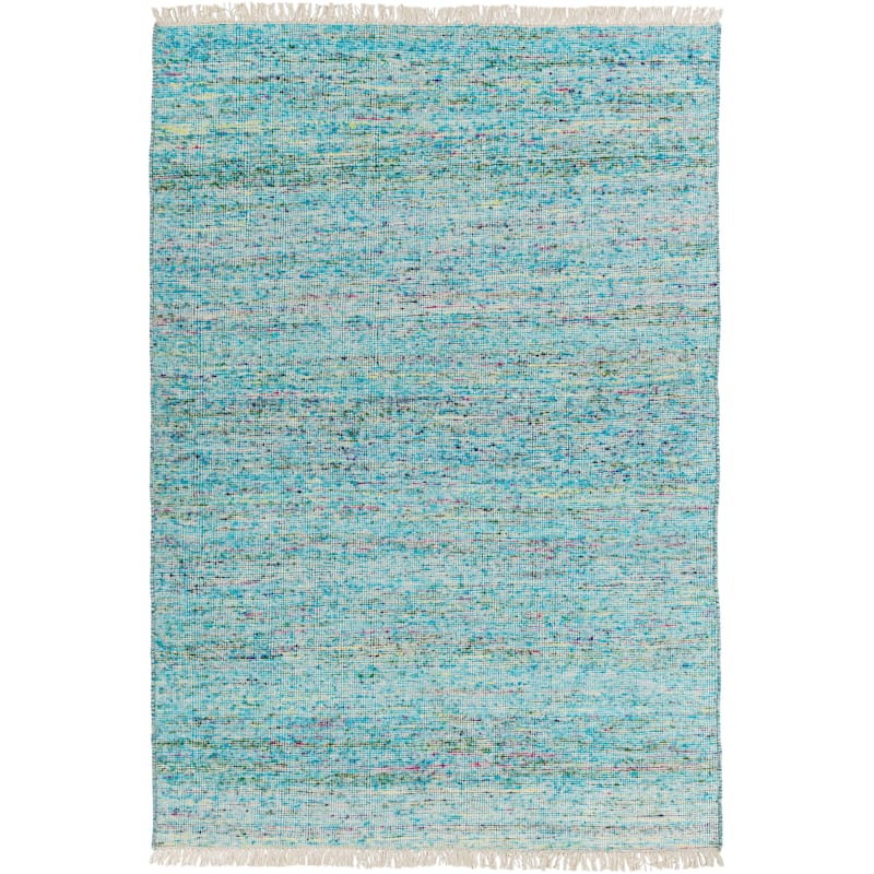 Hand-Woven Luther Solid Viscose Area Rug