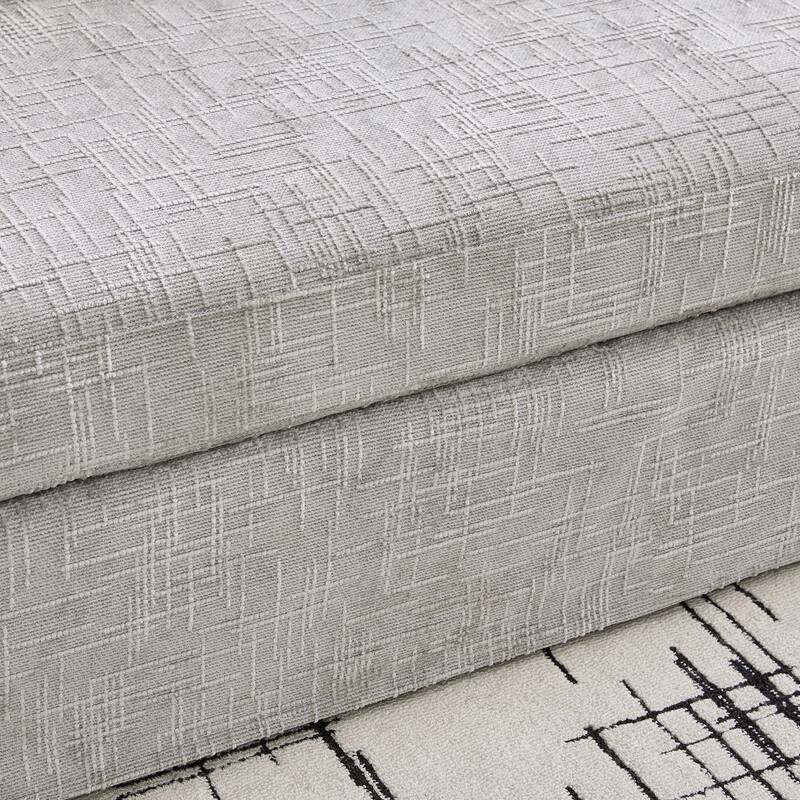 Oversized Chenille Upholstered 3 Seater Sofa, Deep Seat Sofa with Pillows, Lounge Sofa with Removable Upholstery Cover