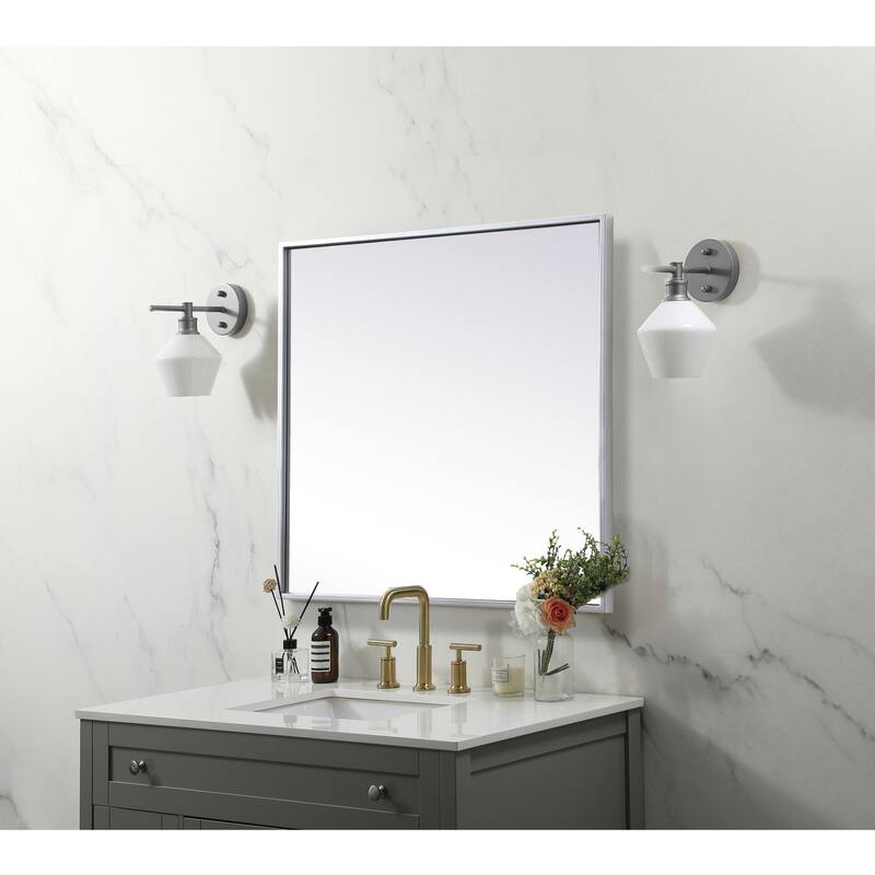 Elegant Lighting MR42424 Eternity 24" W x 24" H Transitional Square