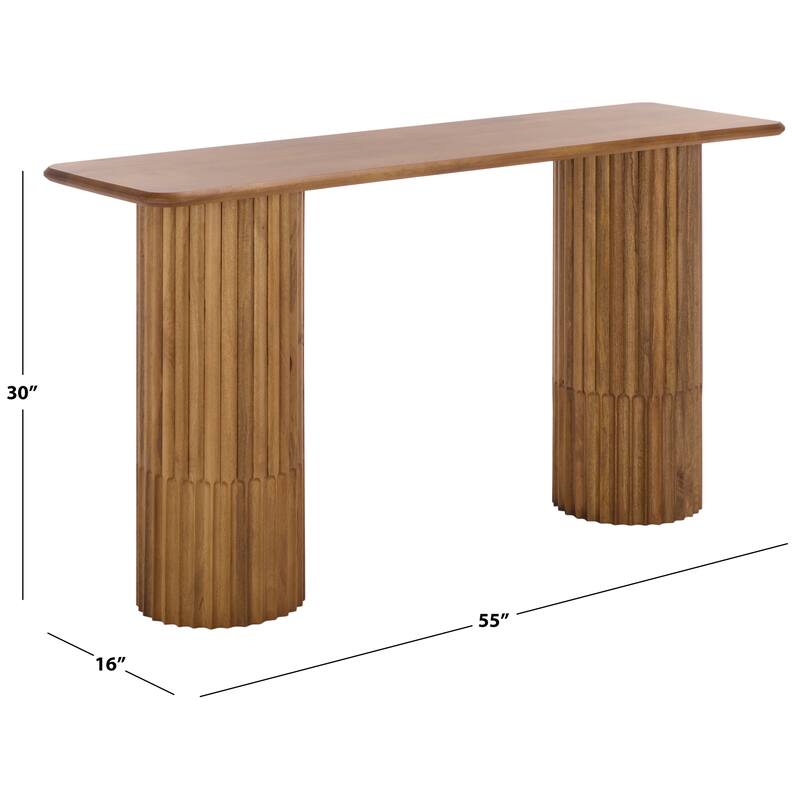 SAFAVIEH Couture Treyshawn Console Table - 55"W x 16"D x 30"H