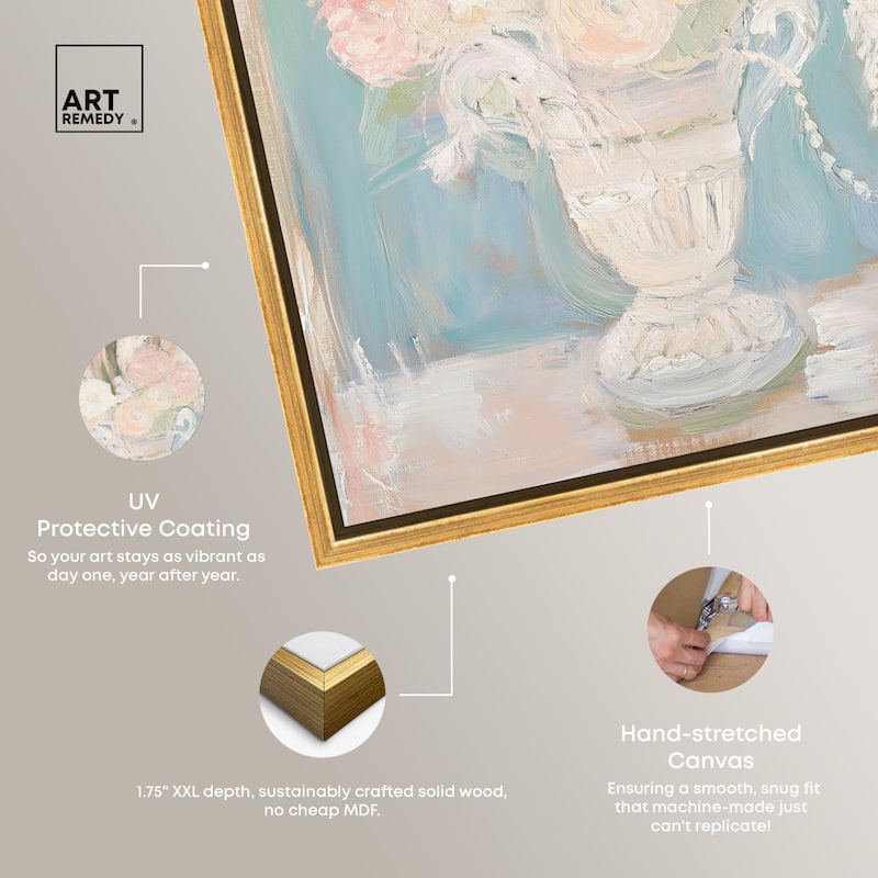 Still Life in Soft Hues I Canvas by Art Remedy