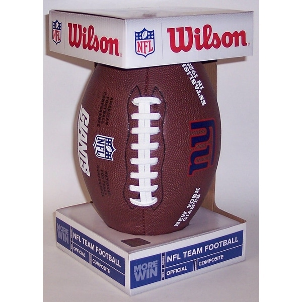 Wilson New York Giants Full Size Composite NFL Football F1748