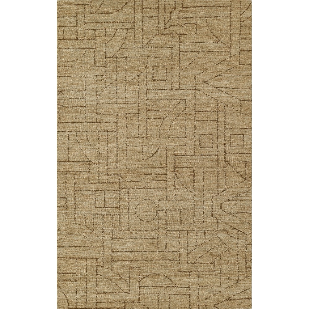 Momeni Teppe Hand Tufted Wool Geometric Area Rug