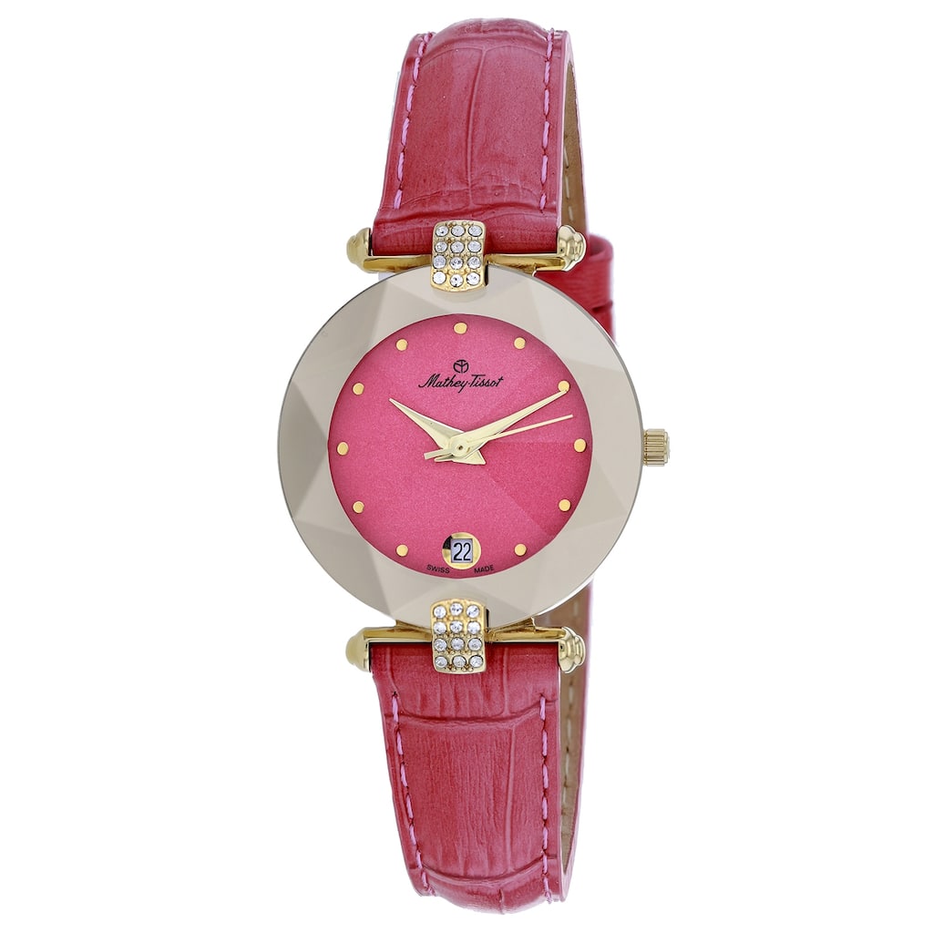 Mathey Tissot Women's Pyramide Pink Dial Watch - P317F - 6 (36)