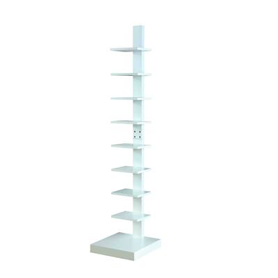 Proman Products Spine Standing Bookshelf, 15”W x 15“D x 67”H