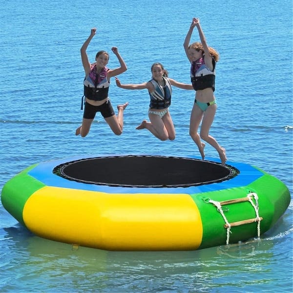Water Trampoline Bouncer - Water Park Childrenundefineds Bouncing Splash Padded Swim Platform - - 31457637