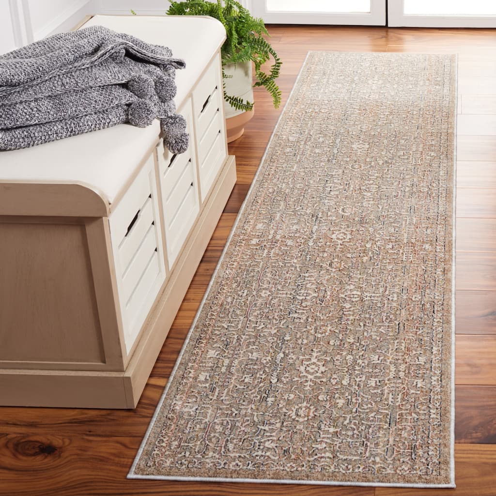 SAFAVIEH Harlow Slip Resistant Angelica Oriental Rug - 2' x 8' Runner