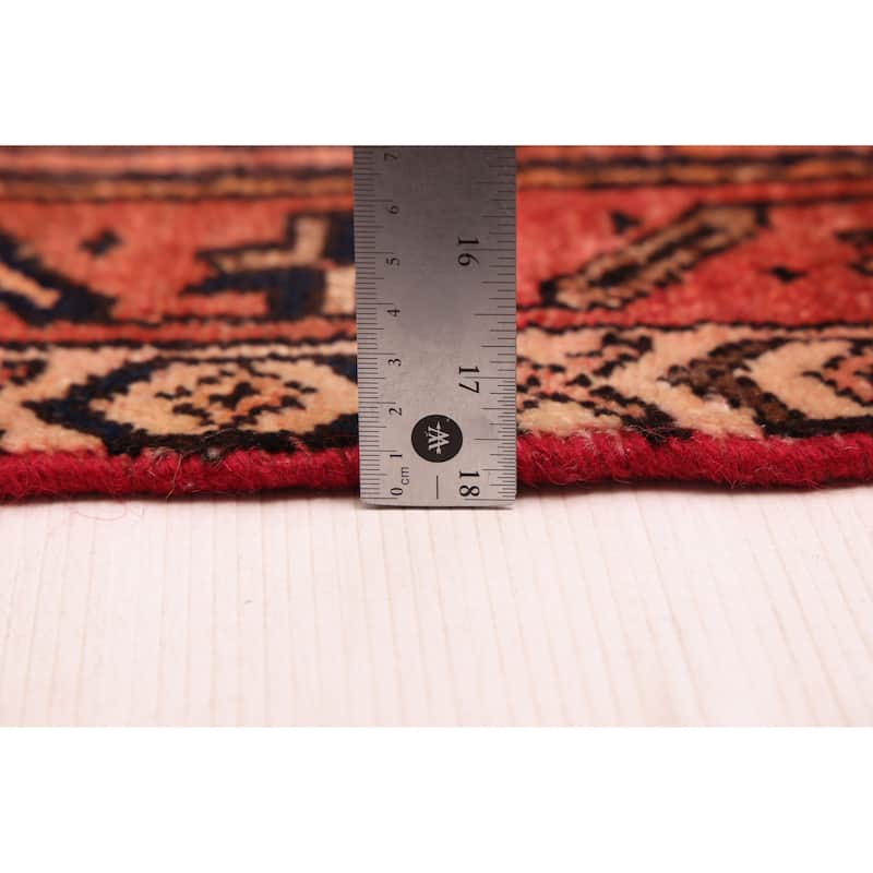 ECARPETGALLERY Hand-knotted Konya Anatolian Red Wool Rug - 3'9 x 6'9