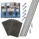 preview thumbnail 23 of 35, Palisade 25.6 in. x 14.8 in. Tile Shower and Tub Surround Kit Ashen Slate